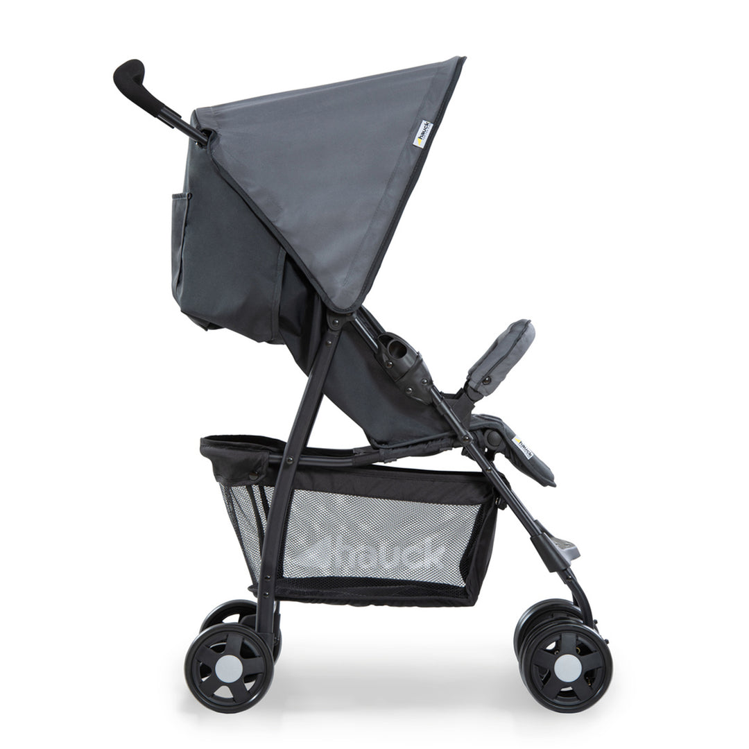 hauck Sport T13 Lightweight Foldable Stroller Pushchair, Charcoal Stone (Used) - VMInnovations