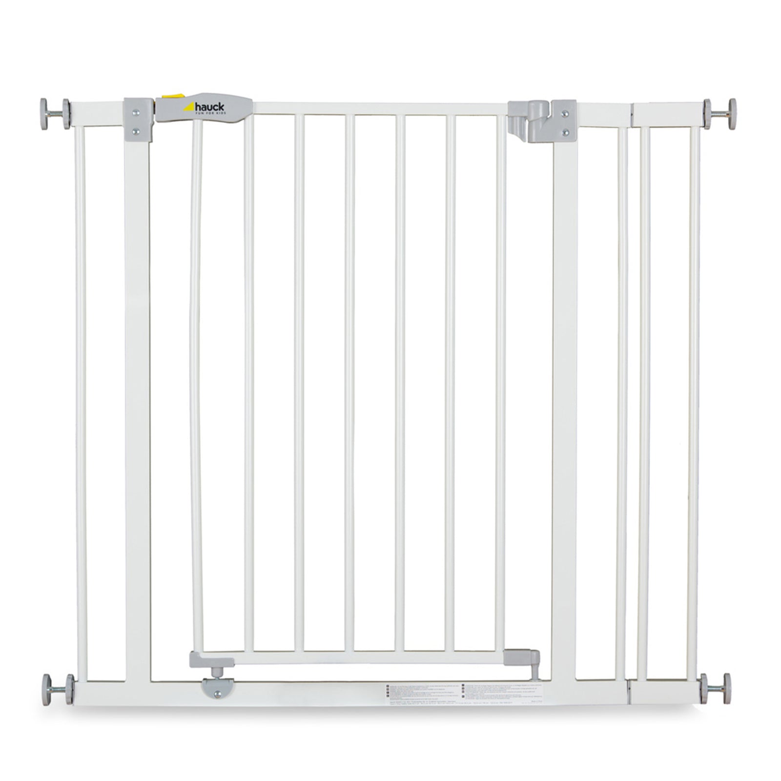 hauck Open N Stop Pressure Mounted Fit Baby Safety Gate w/3.5" Extension, White - VMInnovations