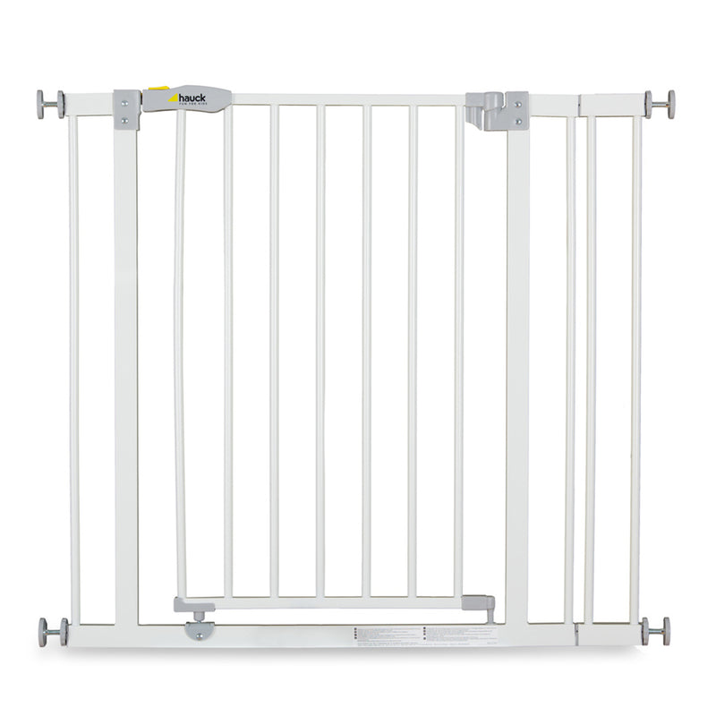 hauck Open N Stop Pressure Fit w/ 3.5" Extension Safety Gate, White (Open Box)