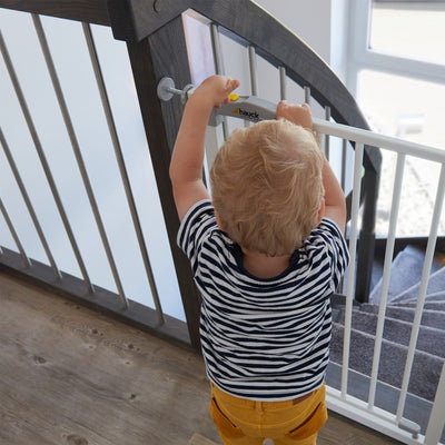 hauck Open N Stop Pressure Fit Baby Safety Gate for Openings 29-31", White(Used)