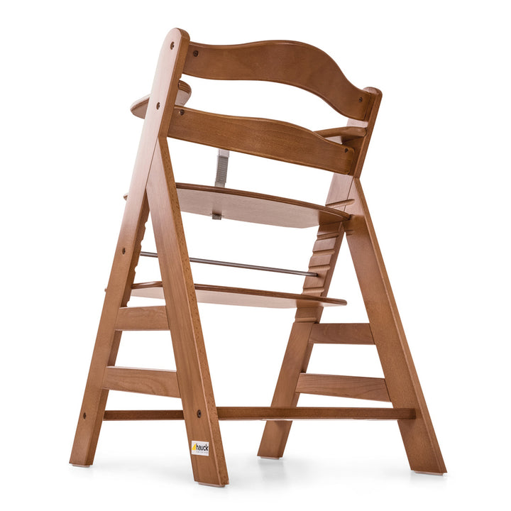 hauck Alpha+ Grow Along Adjustable Wooden Booster Highchair, Beechwood, Walnut