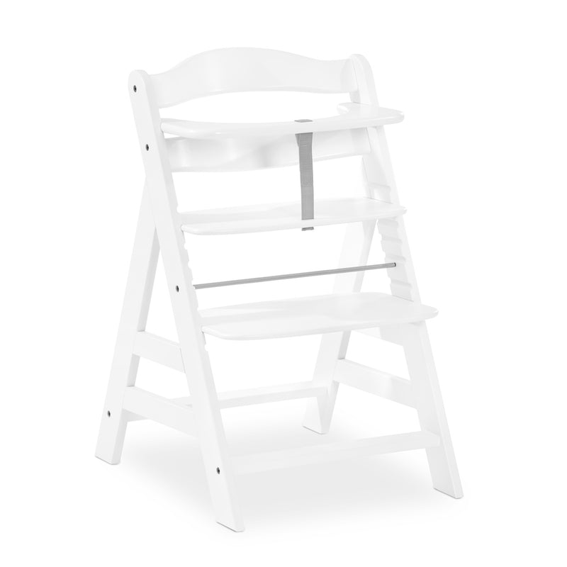 hauck Alpha+ Grow Along Adjustable Wooden Highchair, Beechwood,White(For Parts)