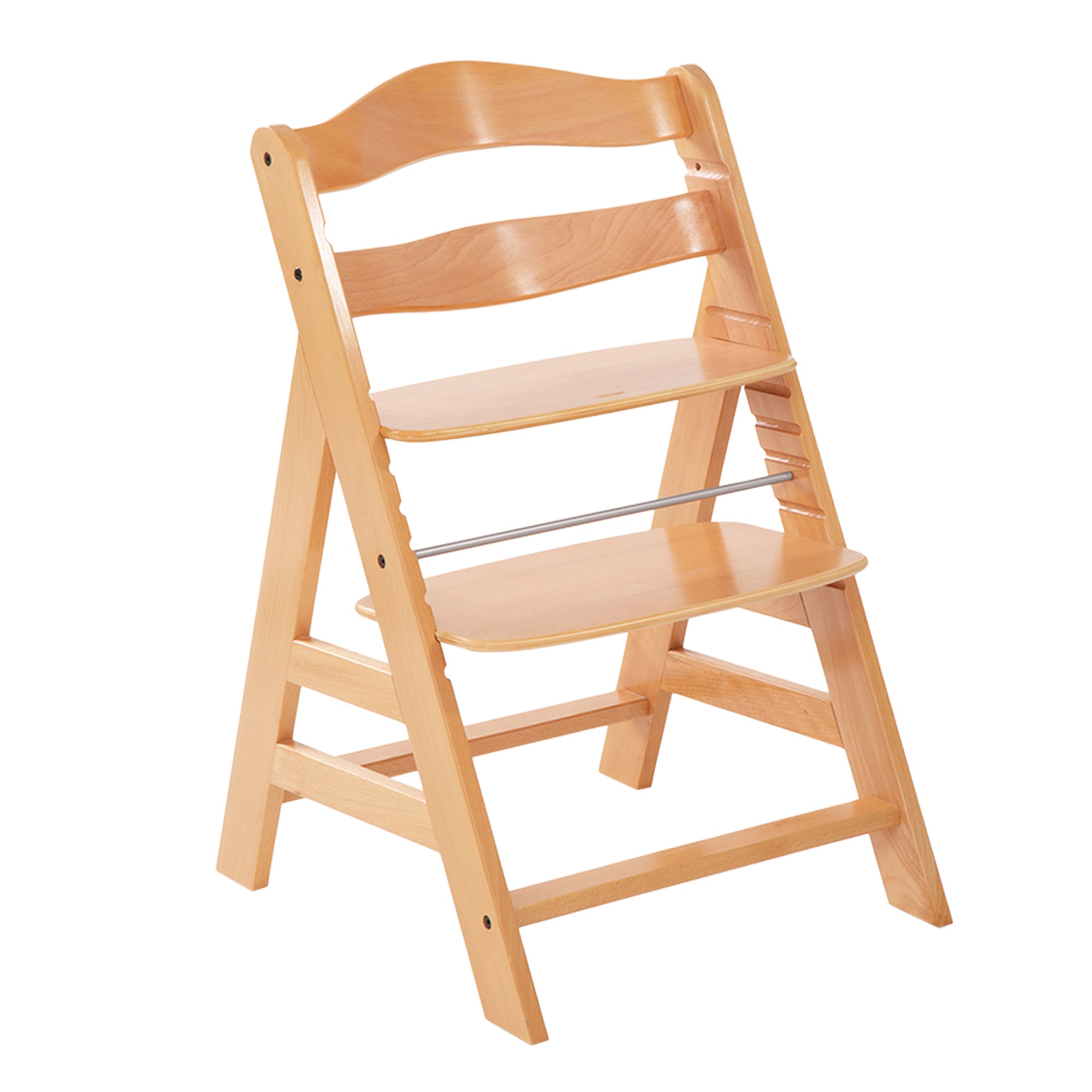 hauck Alpha+ Grow Along Wooden Highchair Seat, Beechwood, Natural (Used) - VMInnovations