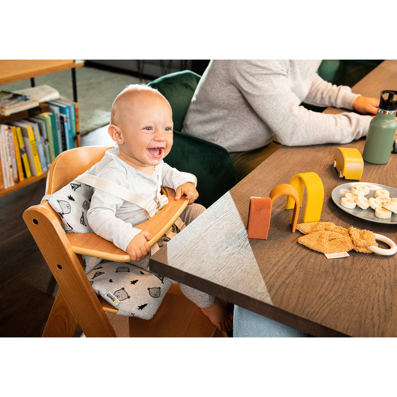 hauck Alpha+ Grow Along Adjustable Highchair Seat, Beechwood, Natural (Open Box)