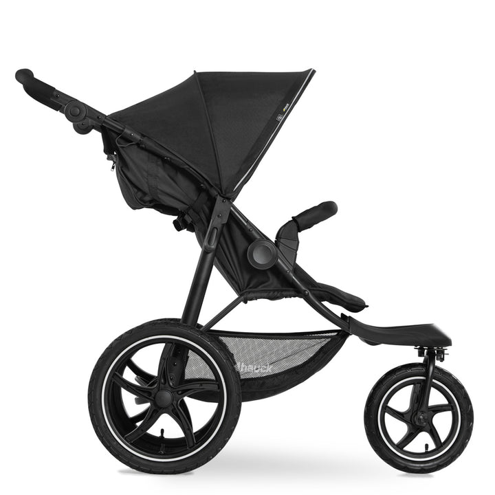 hauck Runner 2 Compact Foldable Tricycle Jogger Buggy Stroller Pushchair, Black