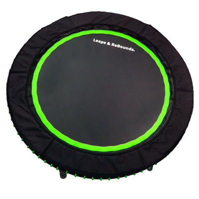 48" Mini Fitness Trampoline & Rebounder Gym Equipment, Green (Open Box) - VMInnovations