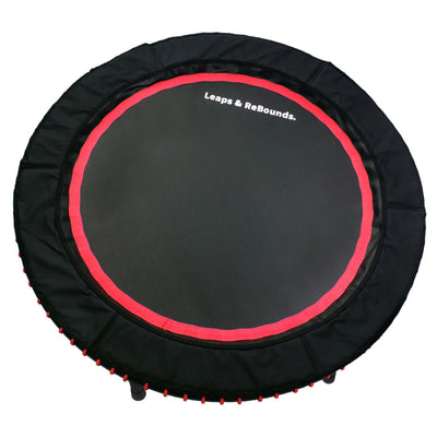 40" Mini Fitness Trampoline & Rebounder Exercise Equipment, Red (Open Box)