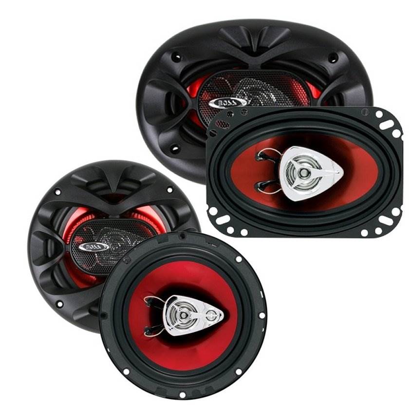 New BOSS CH6530 6.5" 300 Watt and Boss CH4630 4x6" 250 Watt Car Audio Speakers - VMInnovations