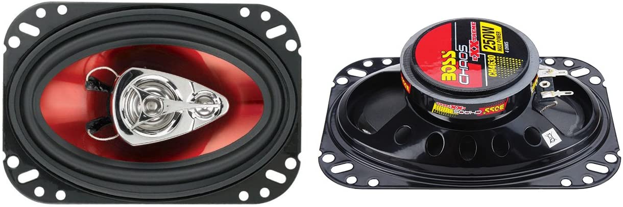 New BOSS CH6530 6.5" 300 Watt and Boss CH4630 4x6" 250 Watt Car Audio Speakers - VMInnovations