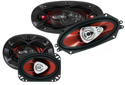 Boss CH4330 4x10" 400W Speakers (Pair) & CH4620 4x6" 200W Audio Speakers (Pair)