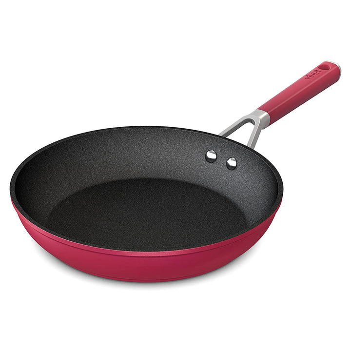 Ninja Foodi NeverStick Oven Safe All Range Non Stick 10.25" Pan, Crimson (Used)