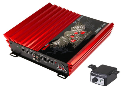 POWER ACOUSTIK D1-2000D 2000W Demon MONO Class D Car Amplifier Amp - Open Box