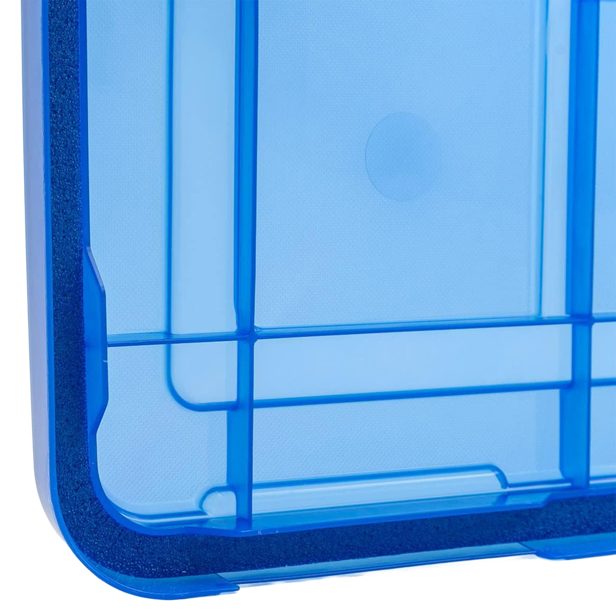 IRIS USA 62 Qt Weatherpro Airtight Clear Plastic Storage Bin with Lid, 4 Pack