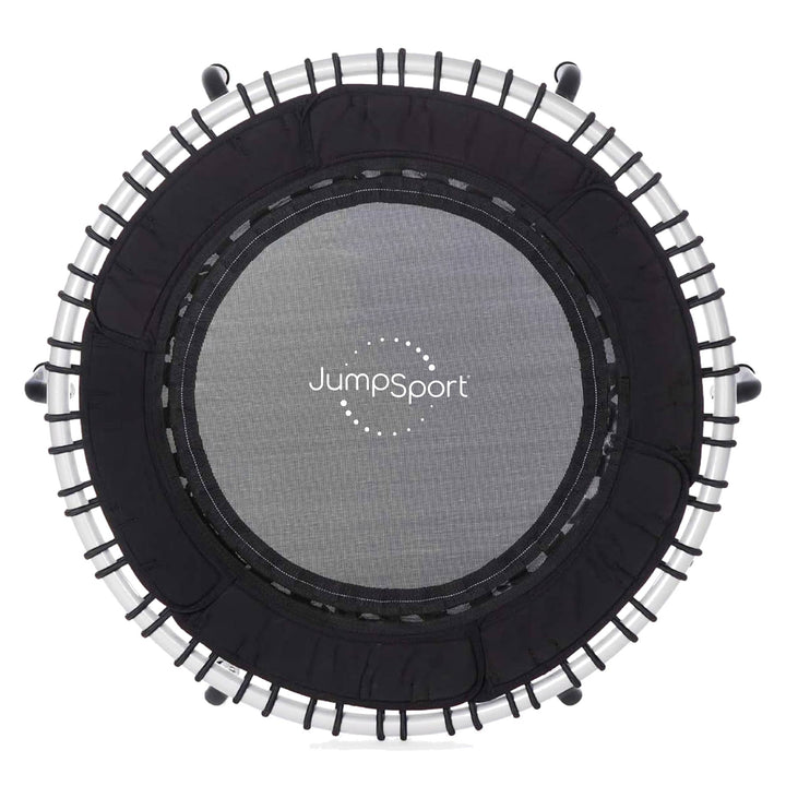 JumpSport 250 Workout Rebounder for Adults, 39" Mini Fitness Trampoline, White