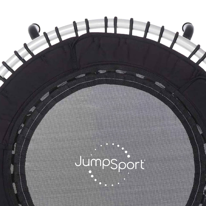 JumpSport 250 Durable 35.5" Cardio Workout Fitness Trampoline, Pearl White(Used)