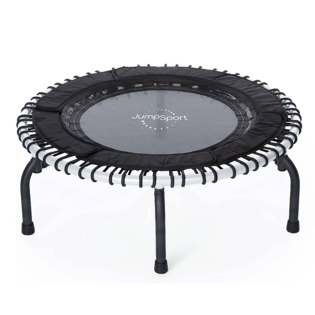 JumpSport 250 Workout Rebounder for Adults, 39"Mini Trampoline, White (Open Box)