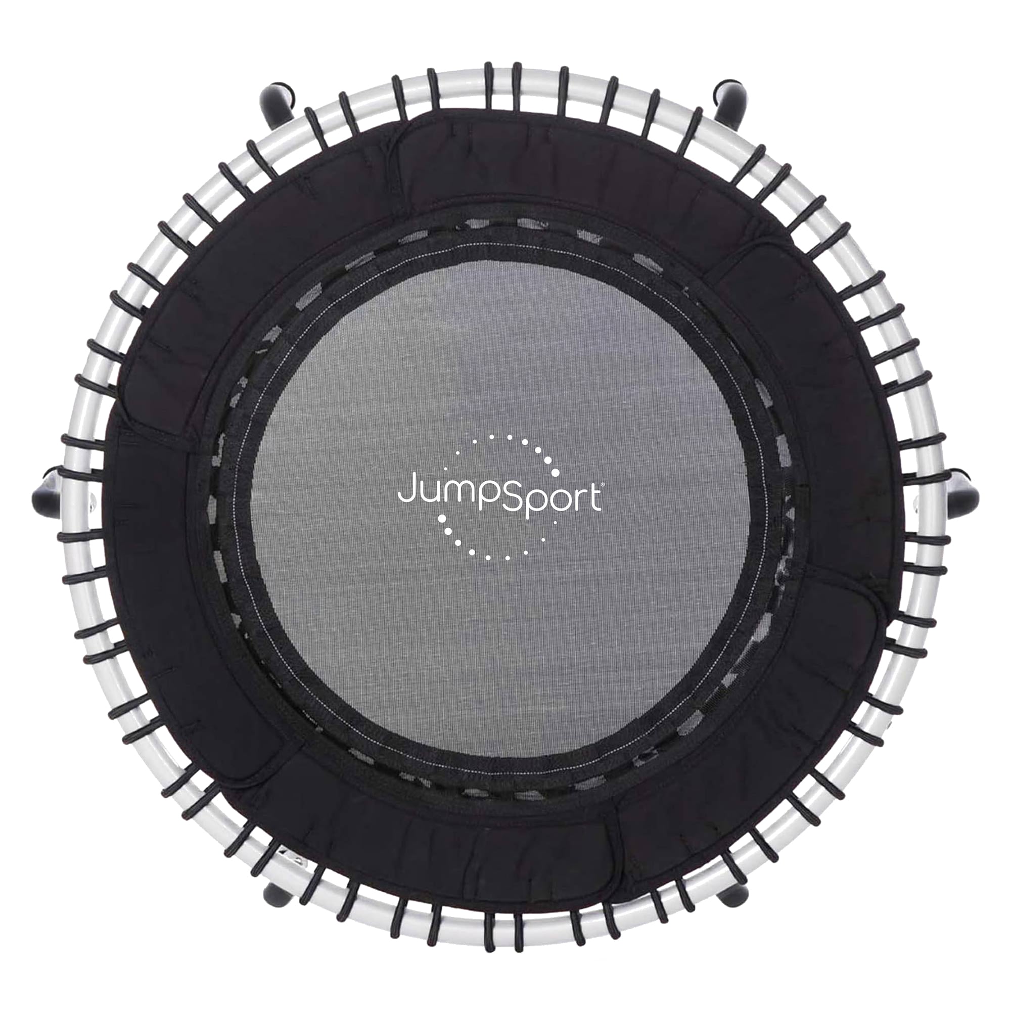 JumpSport 250 Durable 35.5" Workout Home Fitness Trampoline, White (For Parts) - VMInnovations