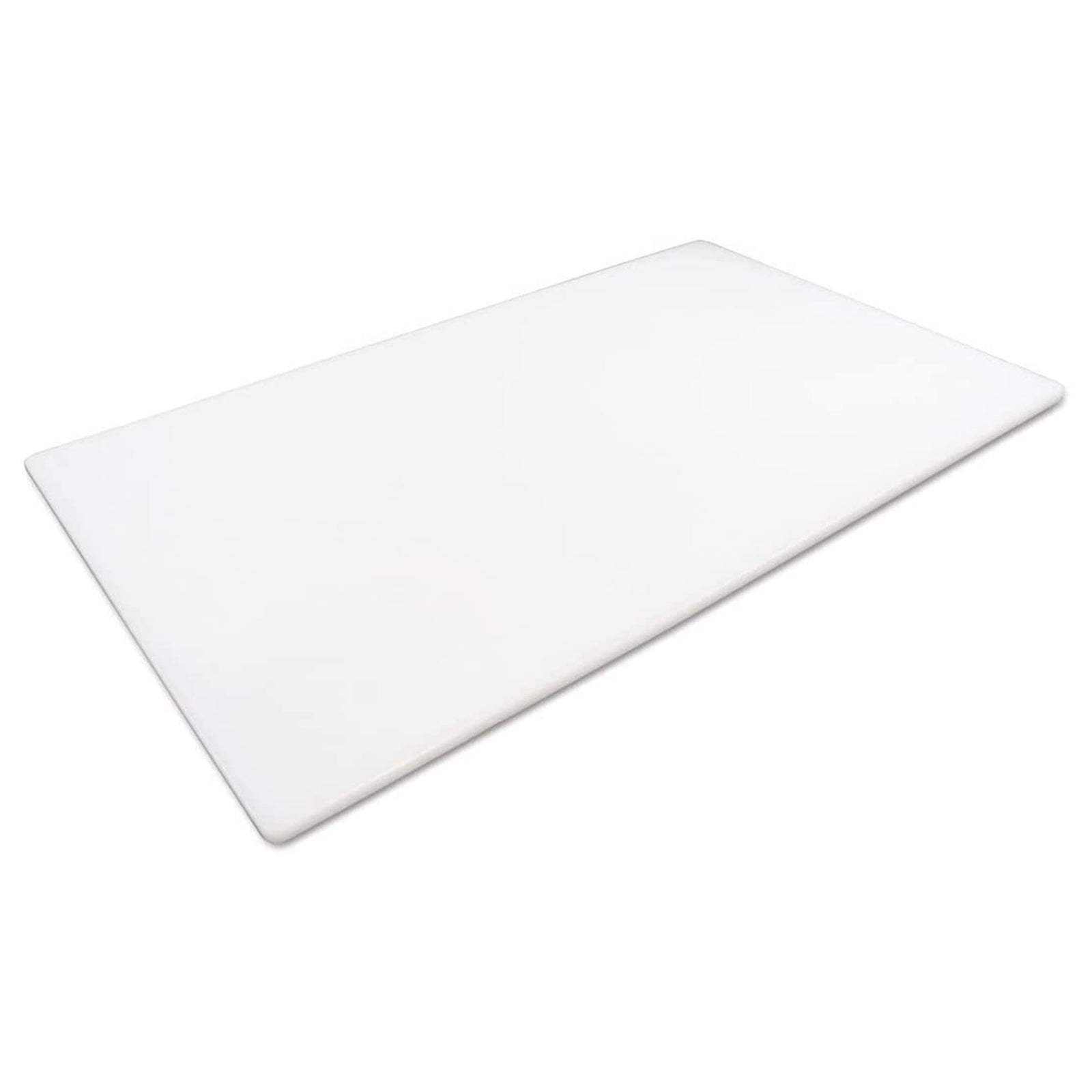 Thirteen Chefs 30 x 18 Inch Dishwasher Safe HDPE Plastic Cutting Board, White - VMInnovations