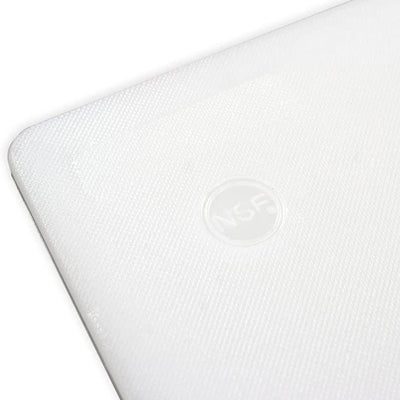 Thirteen Chefs 30 x 18 Inch Dishwasher Safe HDPE Plastic Cutting Board, White - VMInnovations