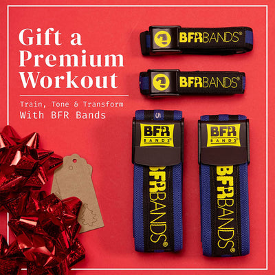 BFR BANDS Blood Flow Restriction Band for Arms, Legs, Glutes,  4pk(For Parts)