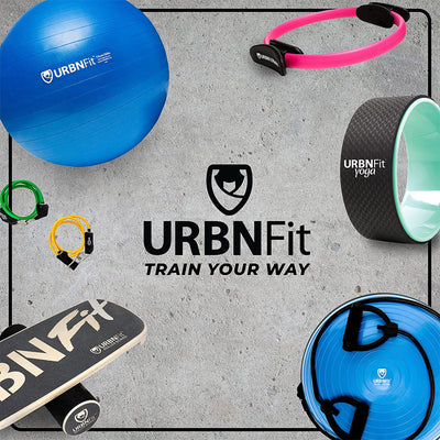 URBNFit All-in-One Half Balance Ball Trainer with Detachable Resistance Bands - VMInnovations
