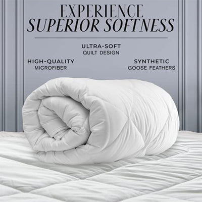 Italian Luxury 2100 Series Down Alternative Comforter, King/Cal King Size, Aqua - VMInnovations