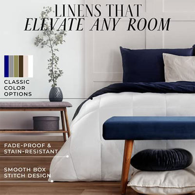 Italian Luxury 2100 Series Down Alternative Comforter, King/Cal King Size, Aqua - VMInnovations