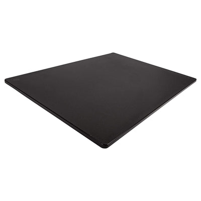 Thirteen Chefs 24 x 18 Inch Dishwasher Safe HDPE Plastic Cutting Board, Black - VMInnovations