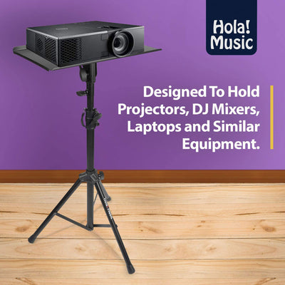 Hola! Music HPS-290B Adjustable Height Professional Projector Tripod Stand - VMInnovations