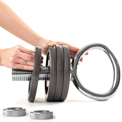NewMe Fitness Home Strength Training Kettlebell Handle for Weight Plates (Used)