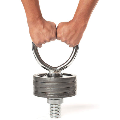 NewMe Fitness Home Strength Training Kettlebell Handle for Weight Plates (Used)