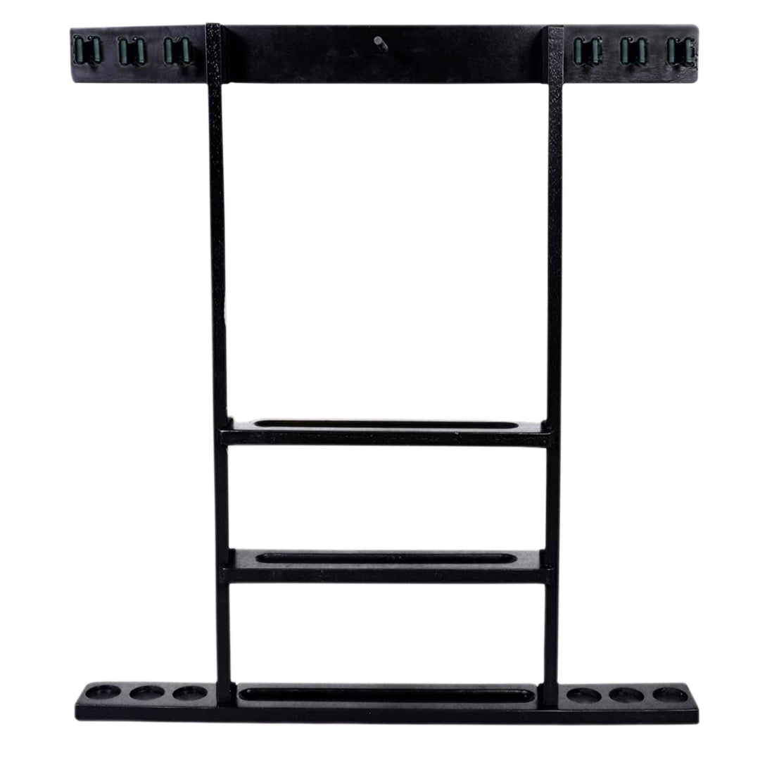 ISZY Billiards Wall Mounted Pool Accessories Billiard Ball and Stick Holder Rack