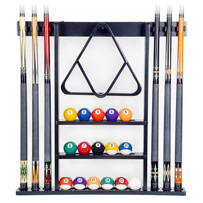 ISZY Billiards Wall Mounted Pool Accessories Billiard Ball and Stick Holder Rack - VMInnovations
