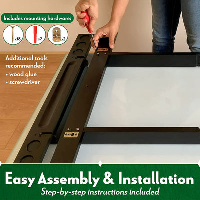 ISZY Billiards Wall Mounted Pool Accessories Billiard Ball and Stick Holder Rack - VMInnovations