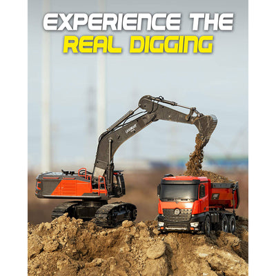 LAEGENDARY Digger 1:14 Scale RC Excavator Remote Control Construction Vehicle