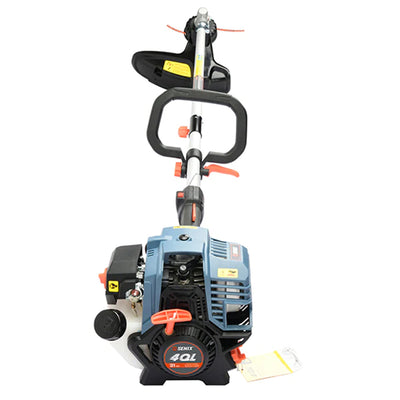 SENIX GTS4QL-M2 4QL Gas Powered 31cc Straight Shaft Outdoor Grass Trimmer, Blue