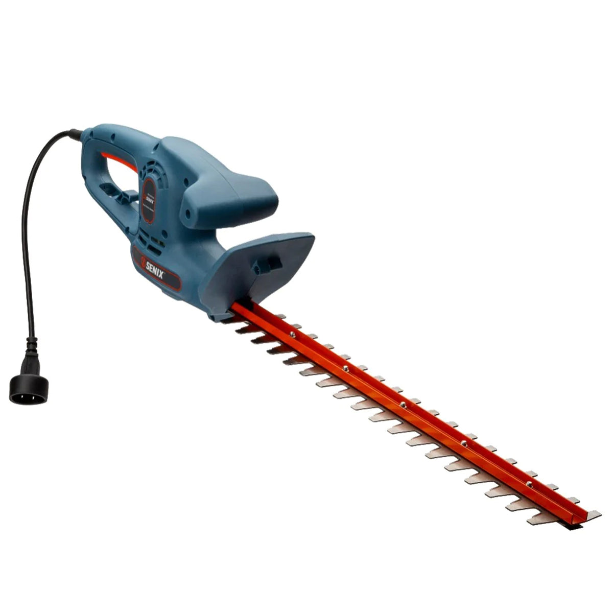 SENIX HTE3.8-L 21" 3.8 Amp Corded Electric Hedge Trimmer with Blade Cover, Blue - VMInnovations