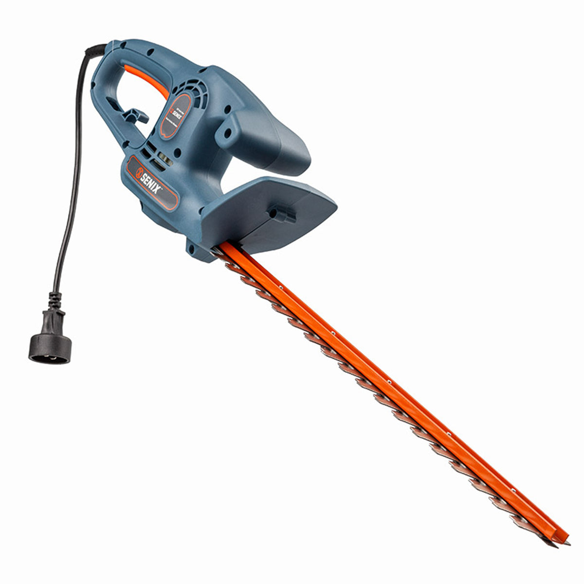 SENIX HTE3.8-L 21" 3.8 Amp Corded Electric Hedge Trimmer with Blade Cover, Blue - VMInnovations