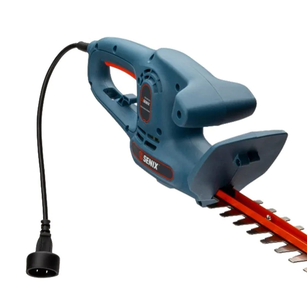 SENIX HTE3.8-L 21" 3.8 Amp Corded Electric Hedge Trimmer with Blade Cover, Blue - VMInnovations
