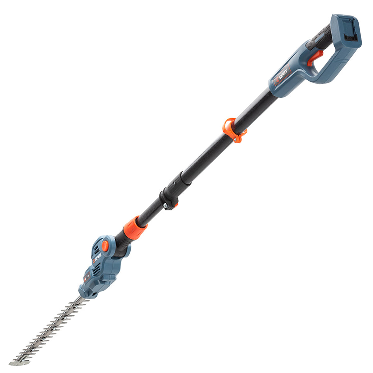 SENIX HTPX2-M-0 18" 20V Max Cordless Pole Outdoor Hedge Trimmer, Tool Only, Blue