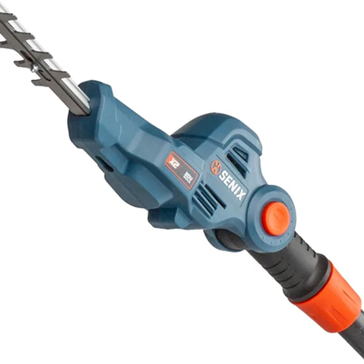 SENIX HTPX2-M-0 18" 20V Max Cordless Pole Outdoor Hedge Trimmer, Tool Only, Blue