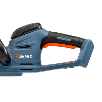 SENIX HTX2-M-0 18" 20 Volt Max Cordless Brushless Hedge Trimmer, Tool Only, Blue