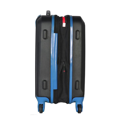 Olympia Apache II 21" Expandable Carry On 4 Wheel Spinner, Blue (Open Box)