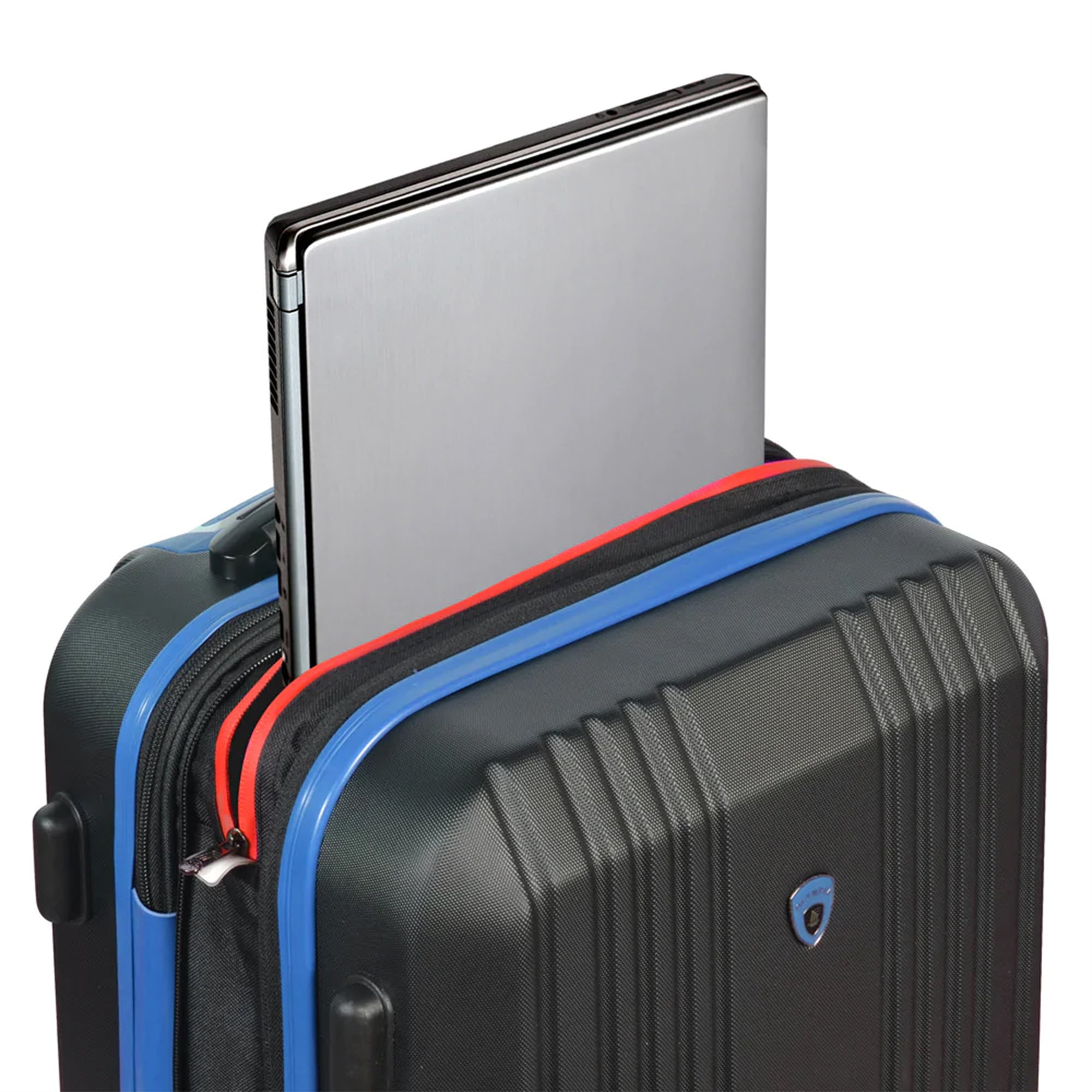 Olympia Apache II 21" Expandable Carry On 4 Wheel Spinner, Blue (Open Box)