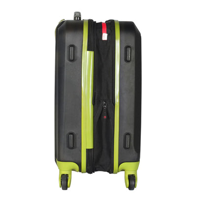 Olympia Apache II 21" Carry On 4 Wheel Spinner Luggage Suitcase, Lime (Open Box)