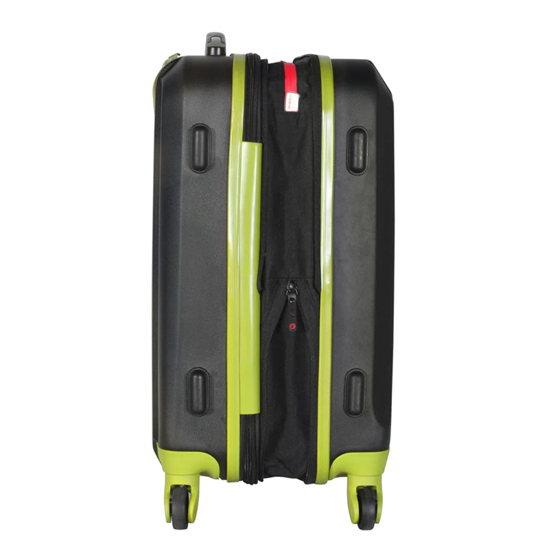 Olympia Apache II 21" Carry On 4 Wheel Spinner Luggage Suitcase, Lime (Open Box)