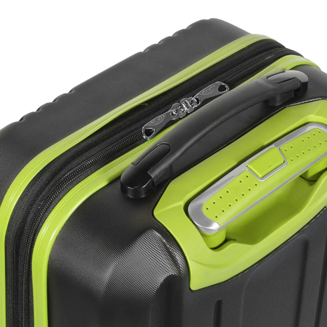 Olympia Apache II 21" Expandable Carry On 4 Wheel Spinner Luggage Suitcase, Lime