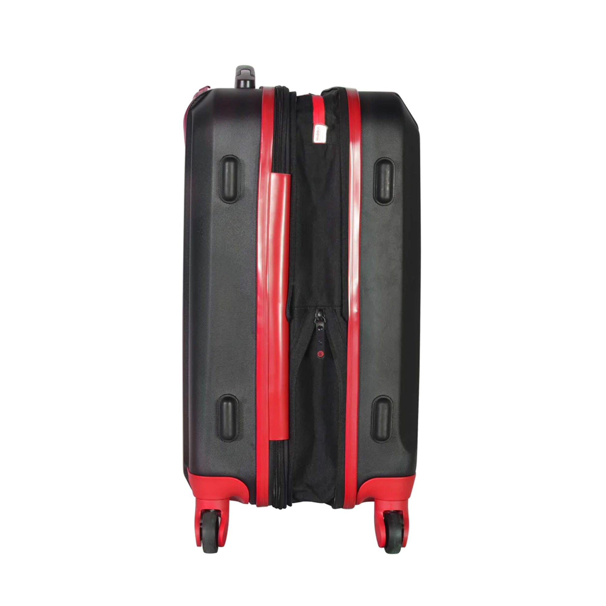 Olympia Apache II Hardcase 4 Wheel Spinner Suitcase 3 Piece Luggage Set, Red - VMInnovations