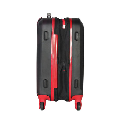 Olympia Apache II Hardcase 4 Wheel Spinner Suitcase 3 Piece Luggage Set, Red - VMInnovations