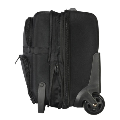 Olympia USA Elite 17" Deluxe Rolling Overnighter Business Case, Black (Used) - VMInnovations